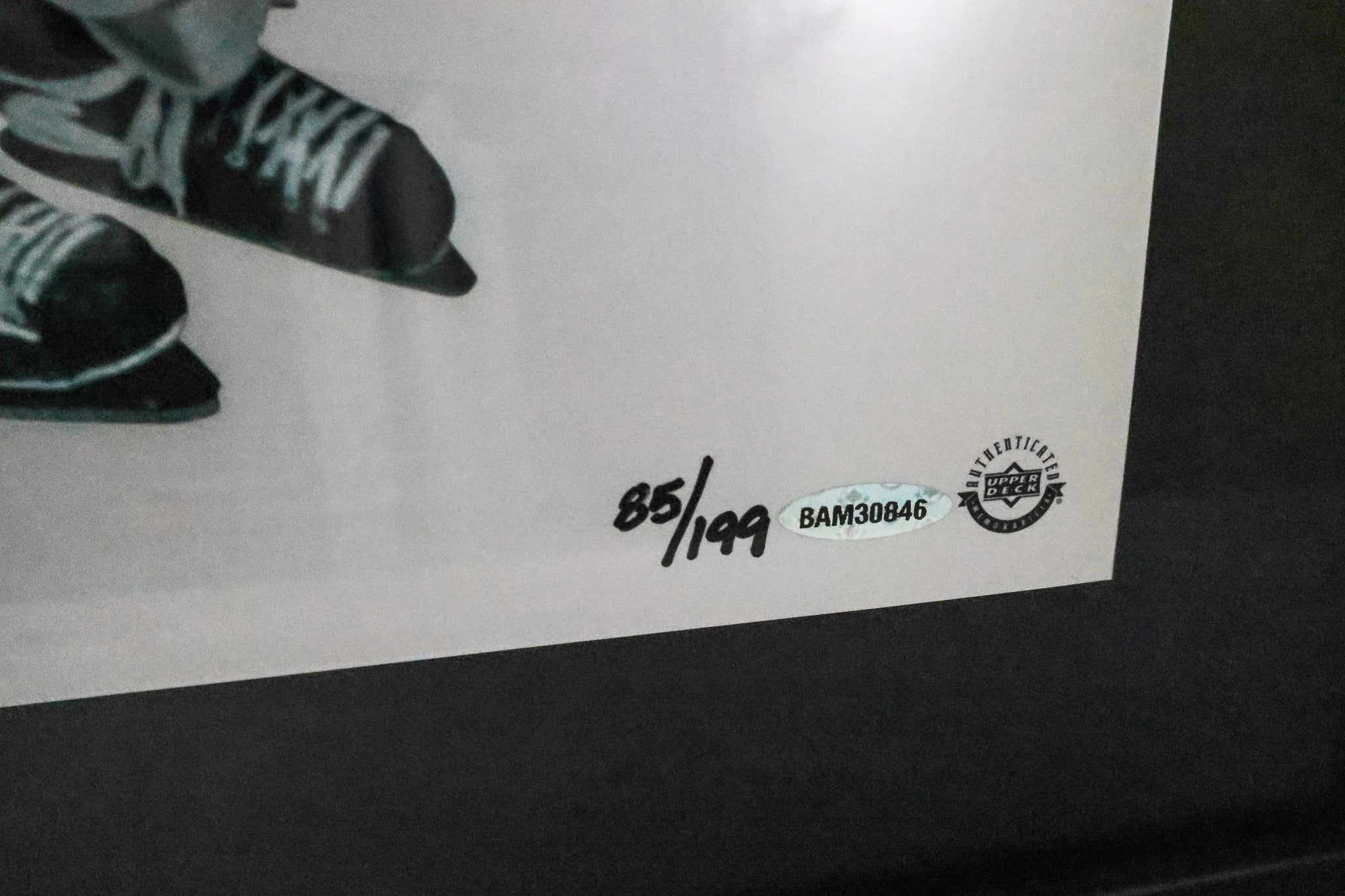 Wayne Gretzky autographed collage photo with deluxe frame Upper Deck COA