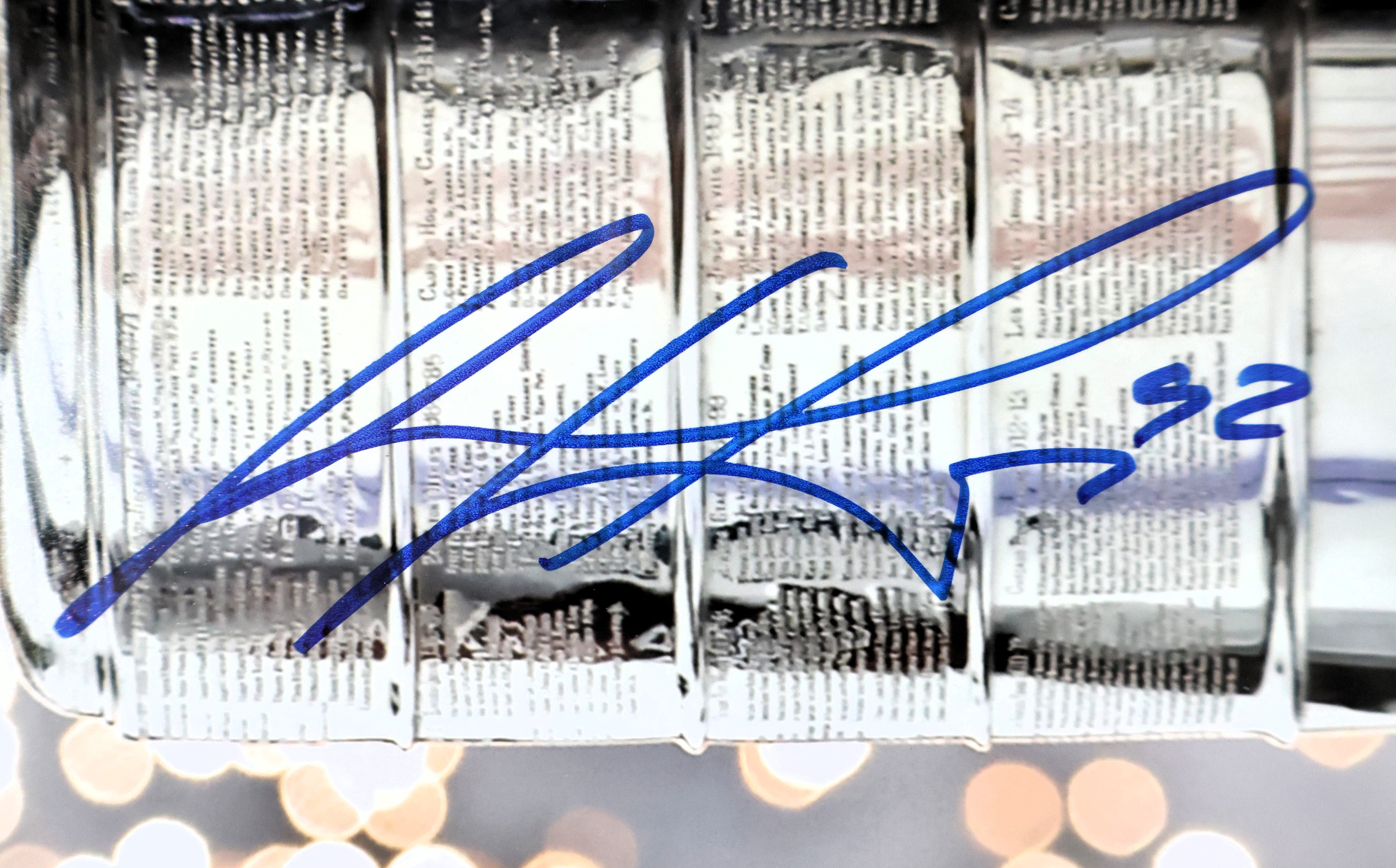 Gabe Landeskog Autographed 16x20 Holding Cup Photo Red Matte Deluxe Framed JSA COA