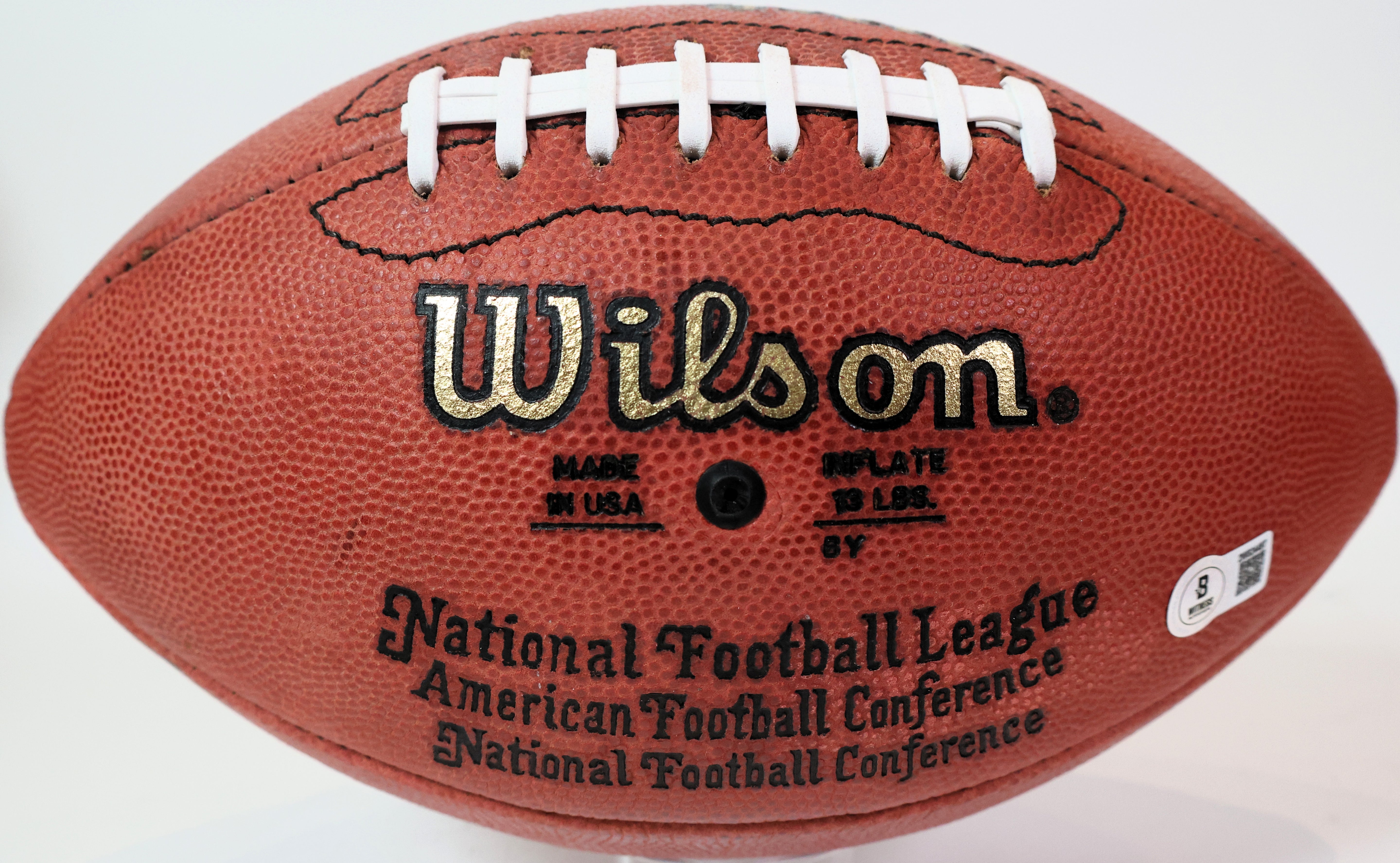 John Elway Autographed Denver Broncos NFL Game Ball - Super Bowl XXXIII MVP Inscription - Beckett Certified