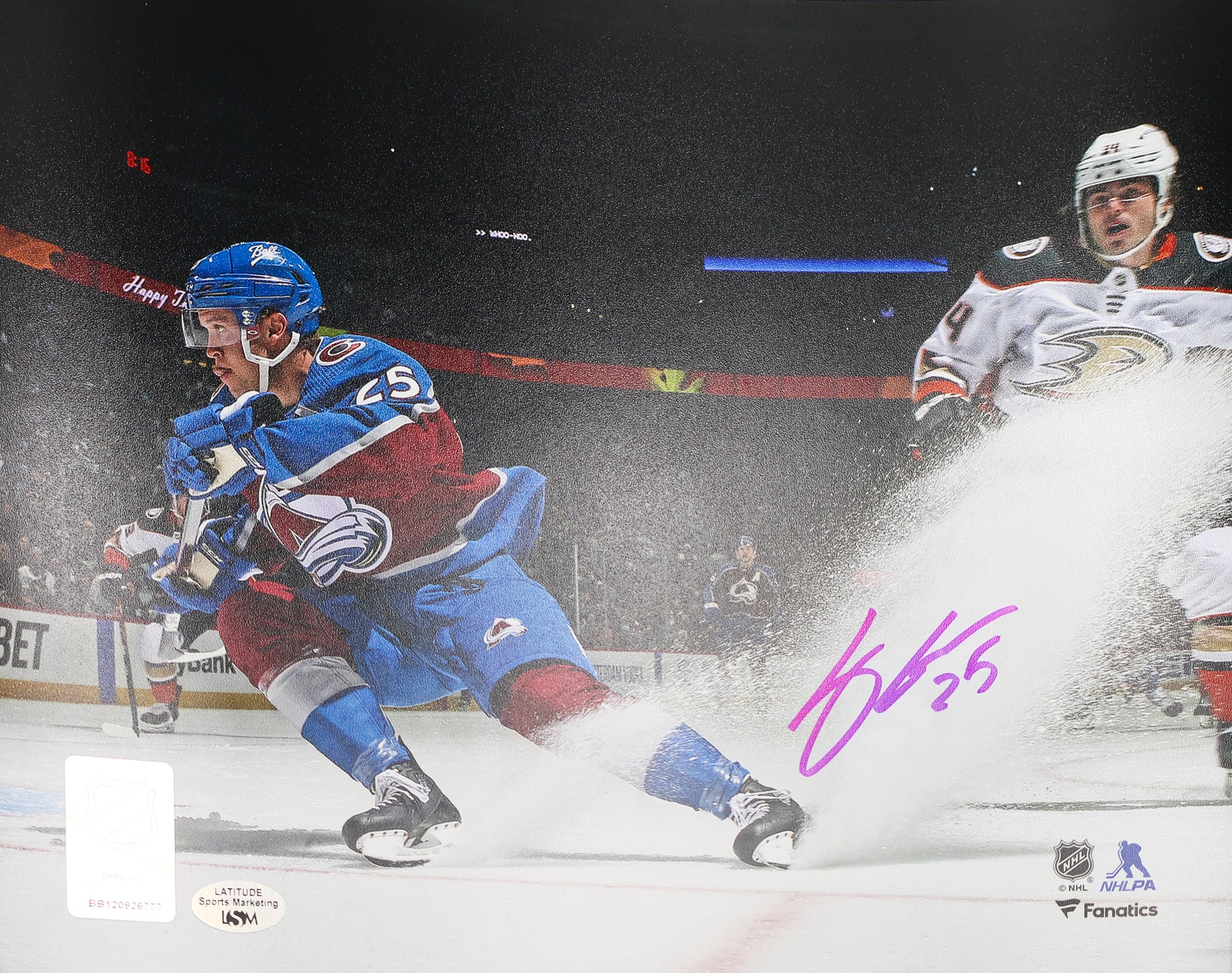 Logan O'Connor Autographed 8x10 Action Shot Photo