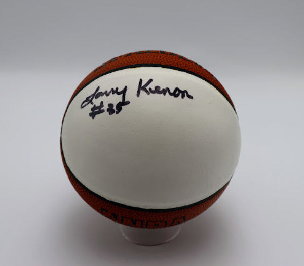 Larry Kenon Autographed mini basketball - Latitude Sports Marketing