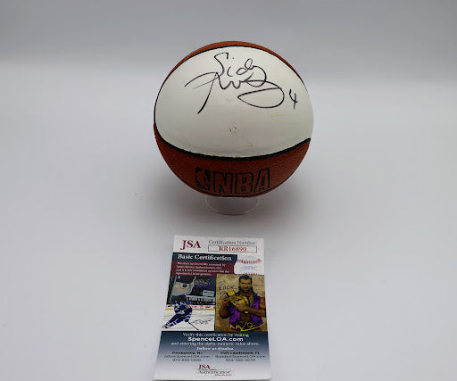Sidney Moncrief Autographed mini basketball