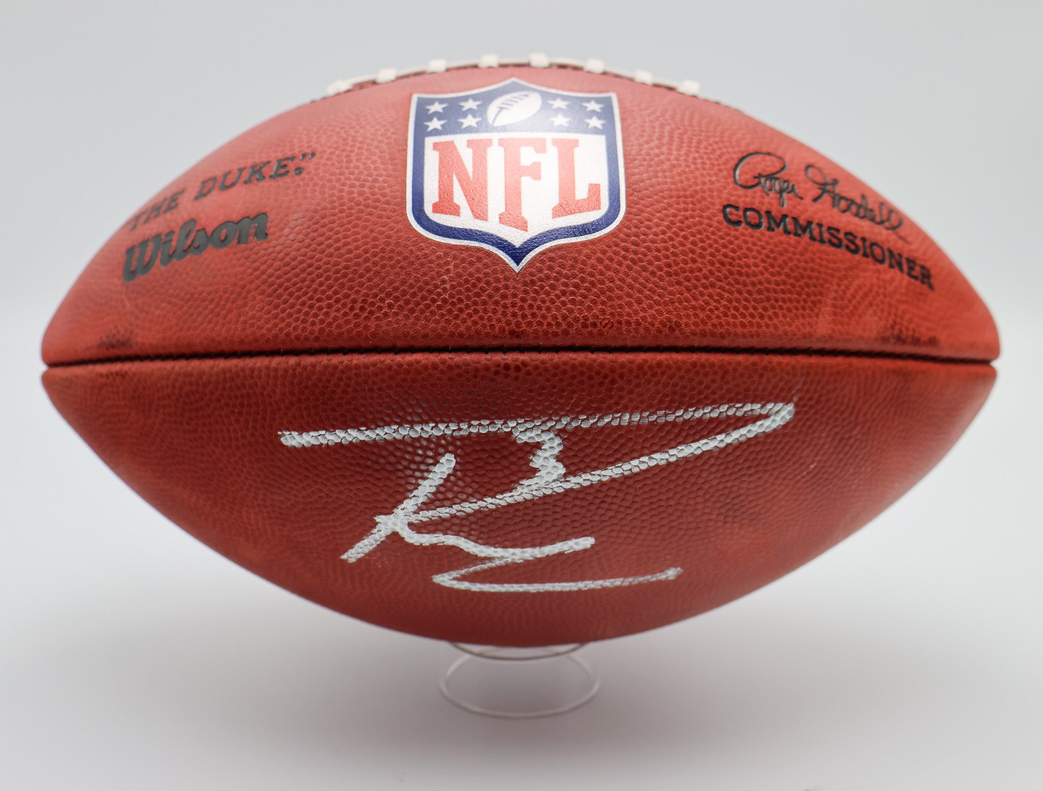 Russell Wilson Autographed Wilson Football Fanatics COA