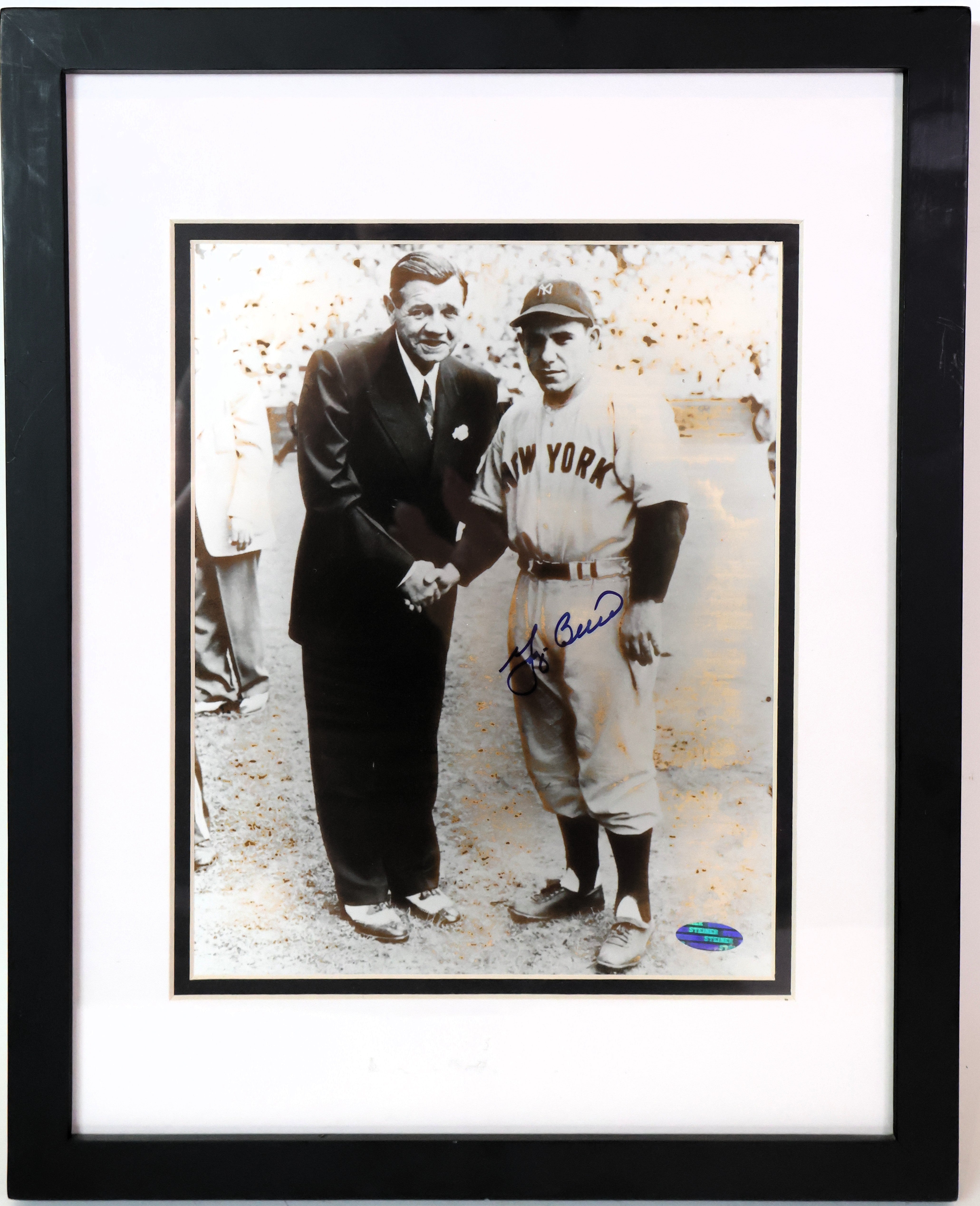 Yogi Berra Autographed 8x10 Photo Framed Steiner COA