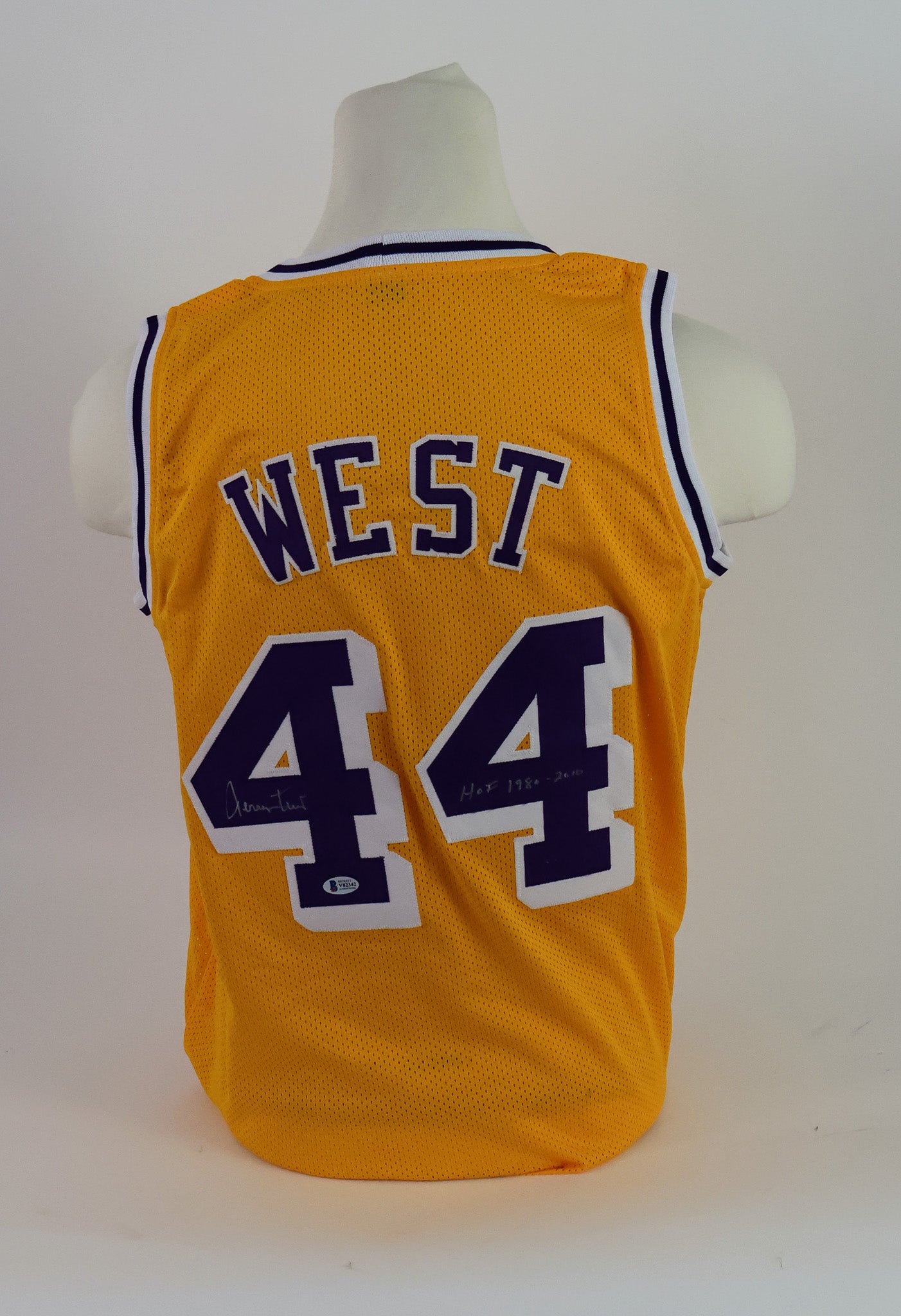 Jerry West Los Angeles Lakers Autographed Jersey - Beckett