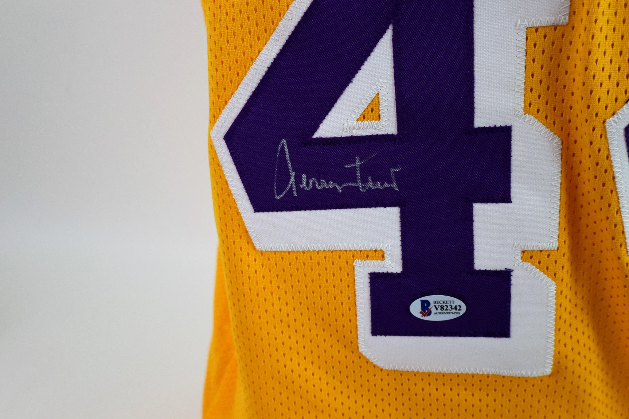 Jerry West Los Angeles Lakers Autographed Jersey - Beckett