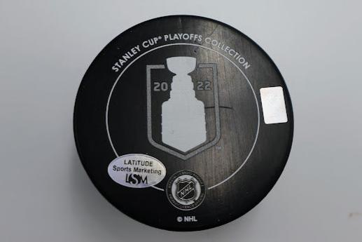 Artturi Lehkonen Autographed 2022 Stanley Cup Champions Avalanche Puck