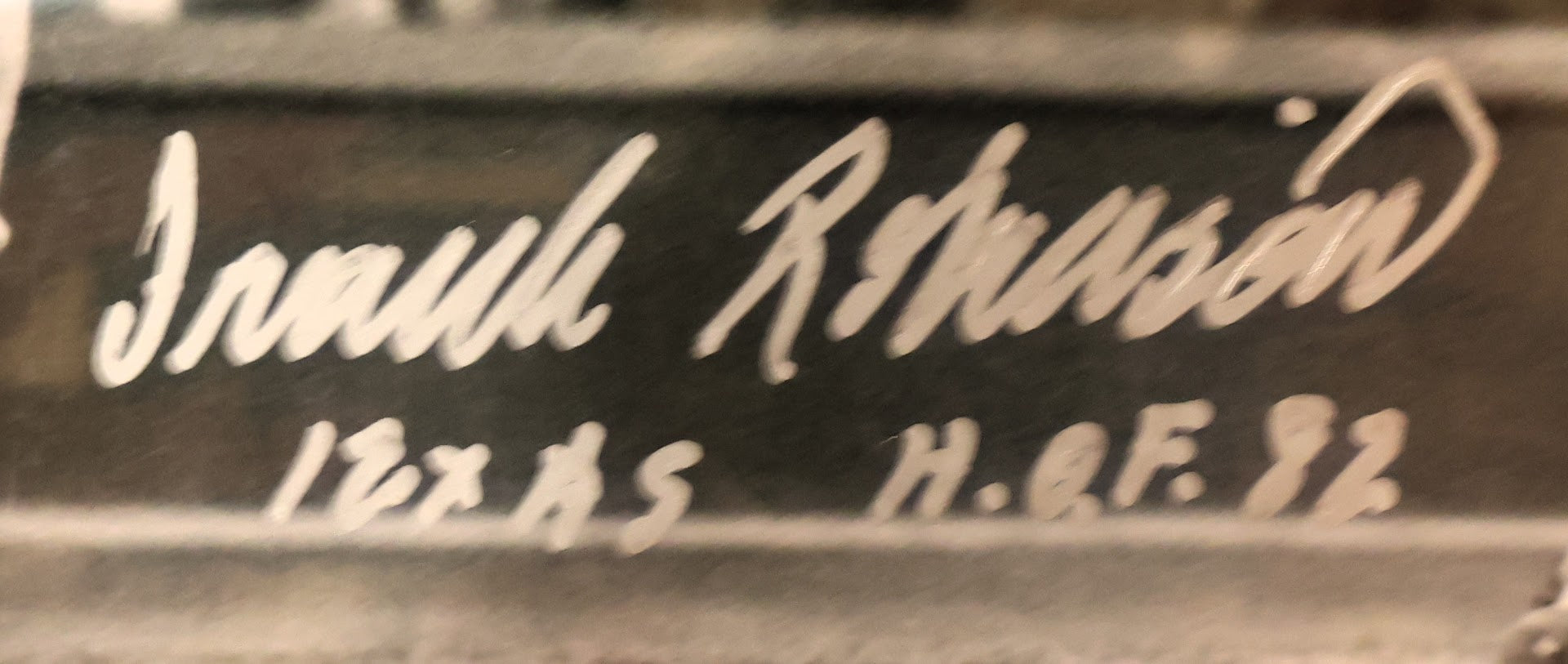 Frank Robinson Autographed 8x10 Photo w/ Inscriptions Framed PSA COA