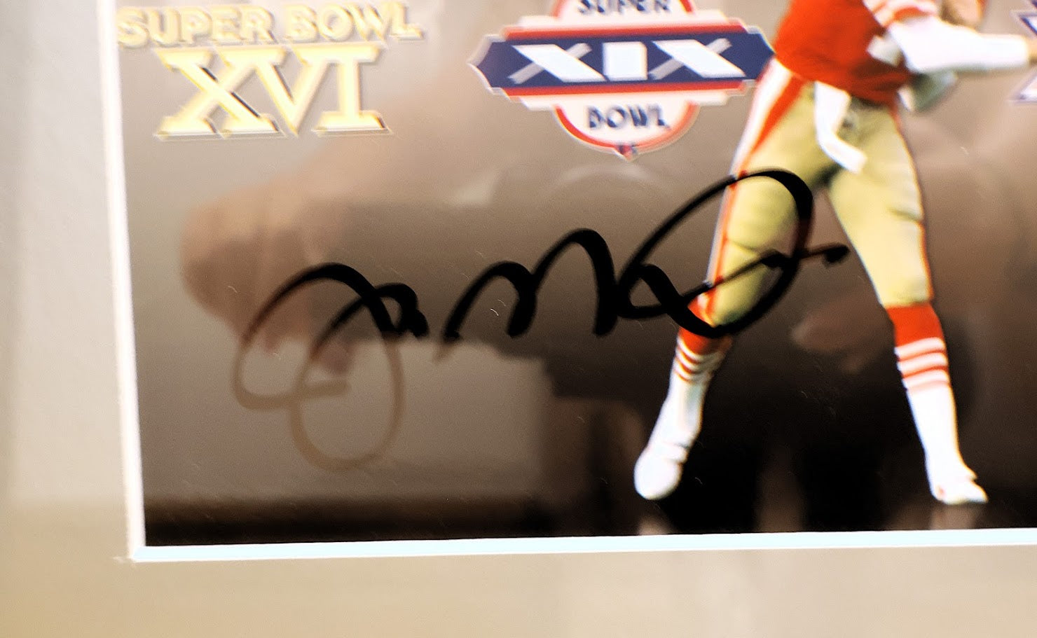 Joe Montana Autographed 8x10 Photo Framed - Joe Cool 49ers Legend PSA/DNA COA