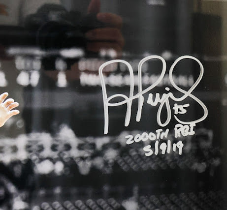 Albert Pujols Autographed Los Angeles Angels 16x20 Photo - 2000th RBI Milestone 5/9/19 Inscription