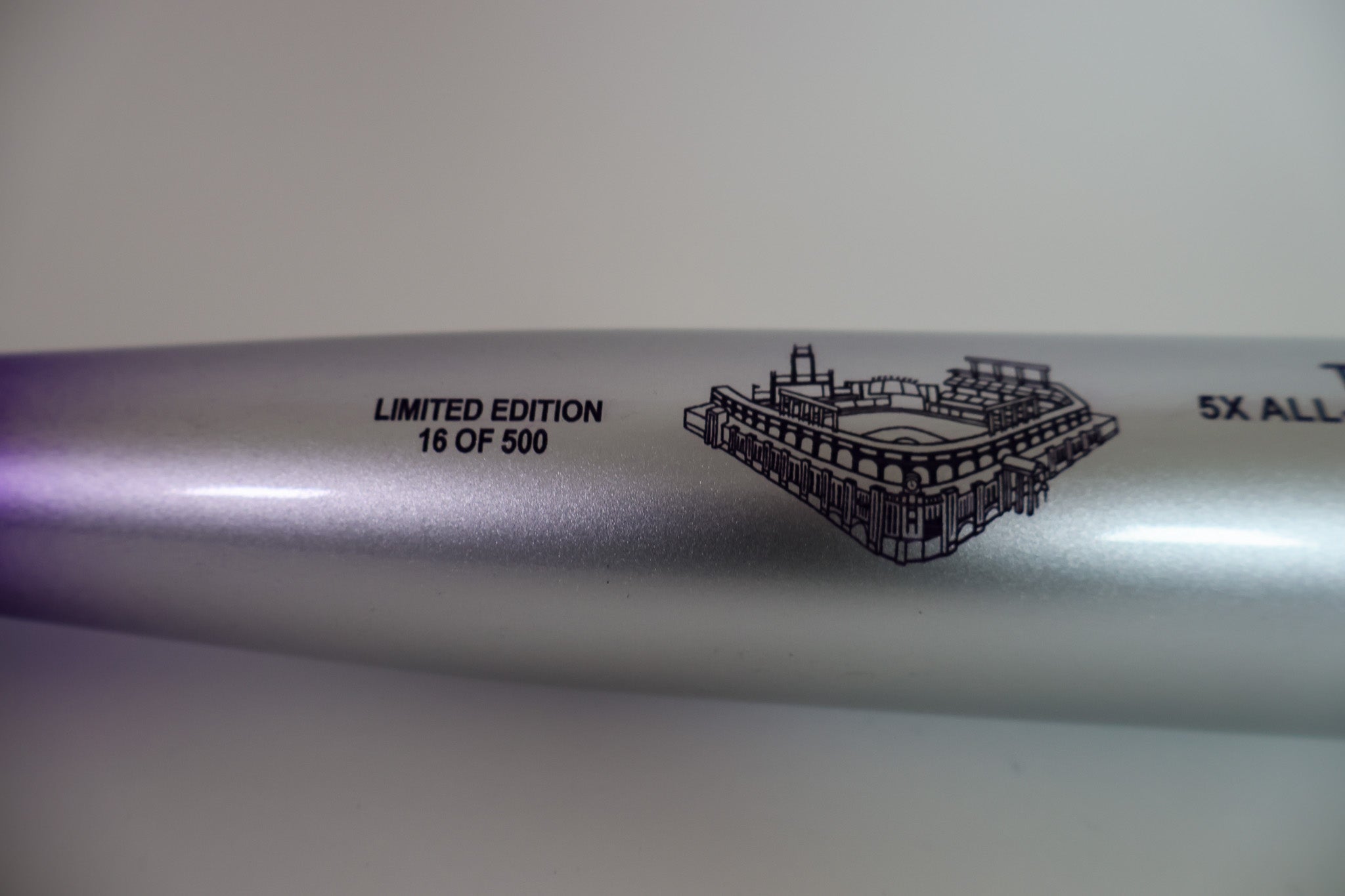 Todd Helton Autographed Purple Chrome Baseball Hall of Fame Bat #16