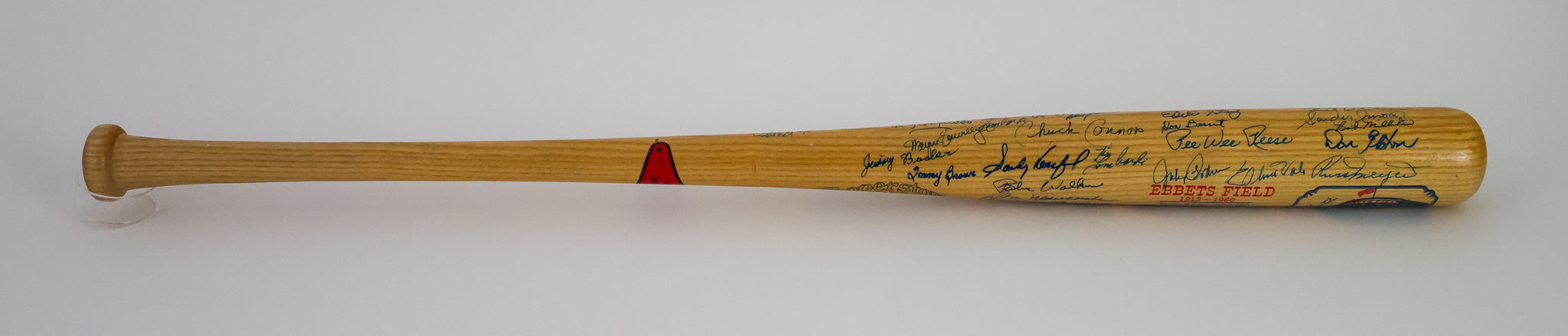 Brooklyn Dodgers Legends 47 Signed Bat with James Spence Letter