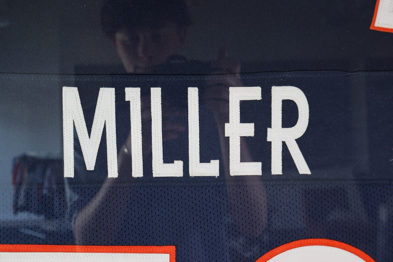 Von Miller Autographed Denver Broncos Navy Jersey Deluxe Framed Beckett COA