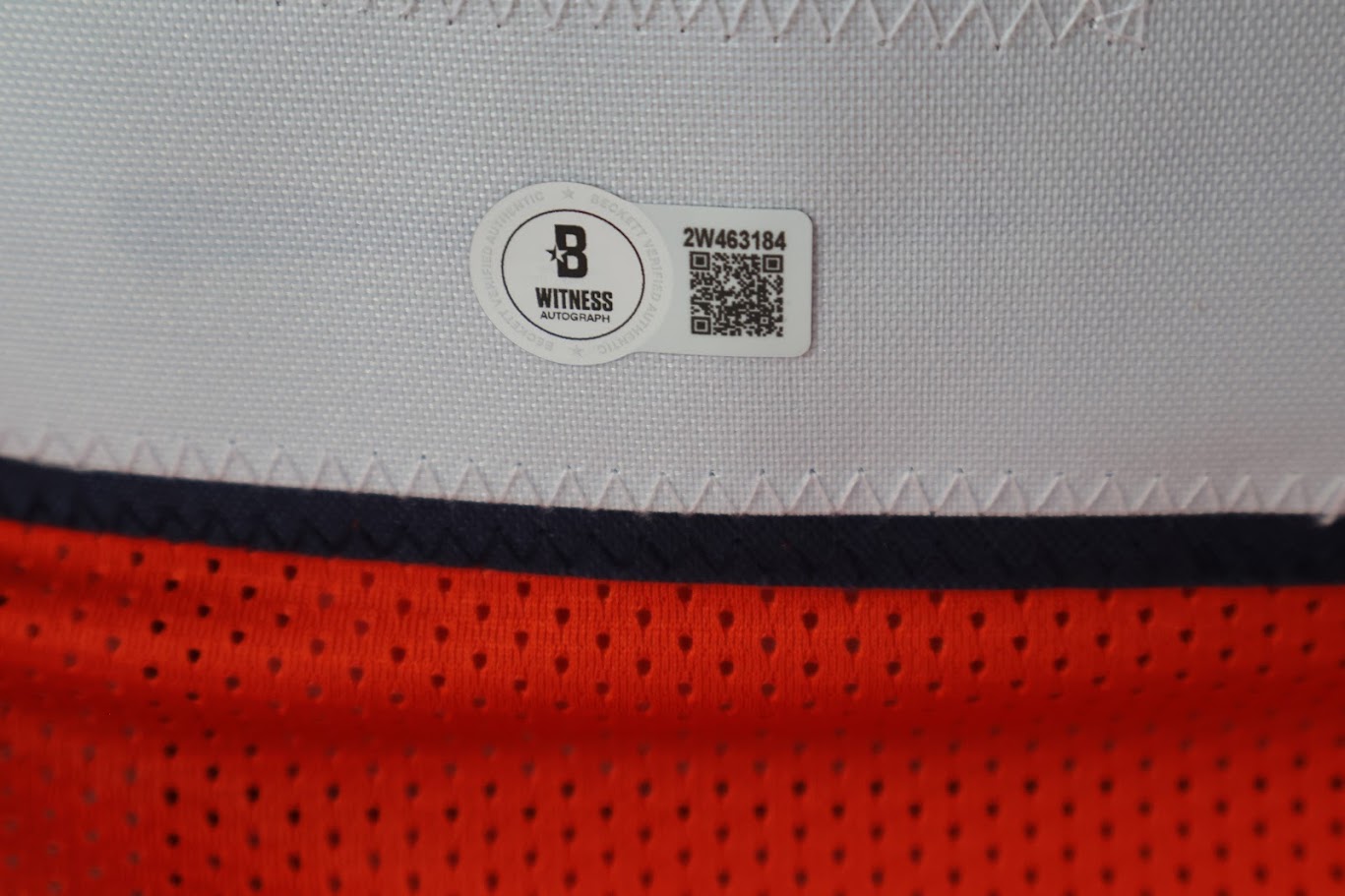 Aqib Talib Autographed Denver Broncos Custom Orange Jersey w/ SB Inscription Beckett COA