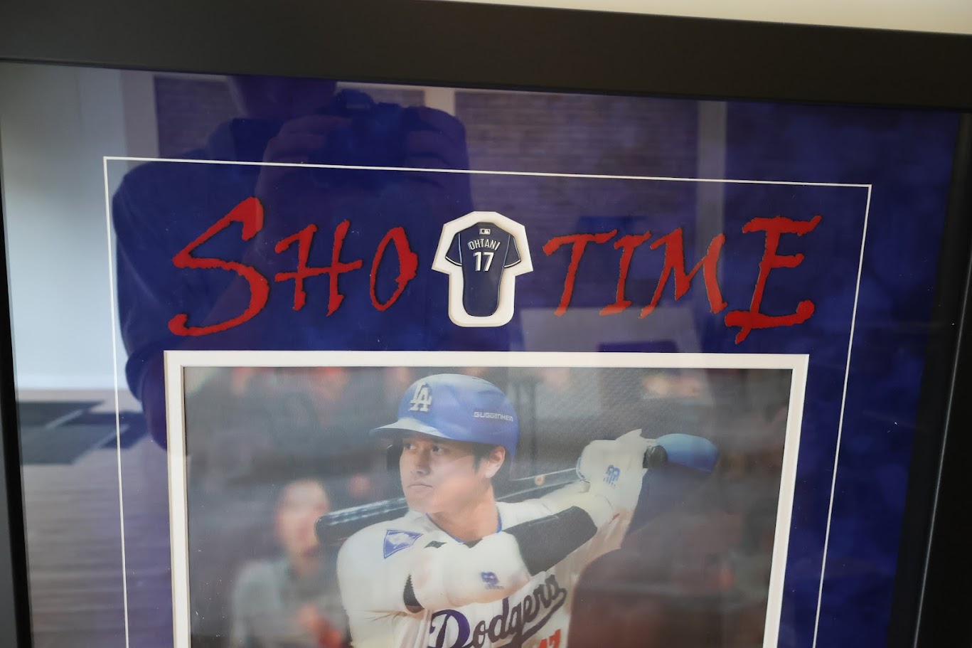 Shohei Ohtani 50/50 Club Unsigned 11x14 Reflective Photo - Framed Baseball Collectible