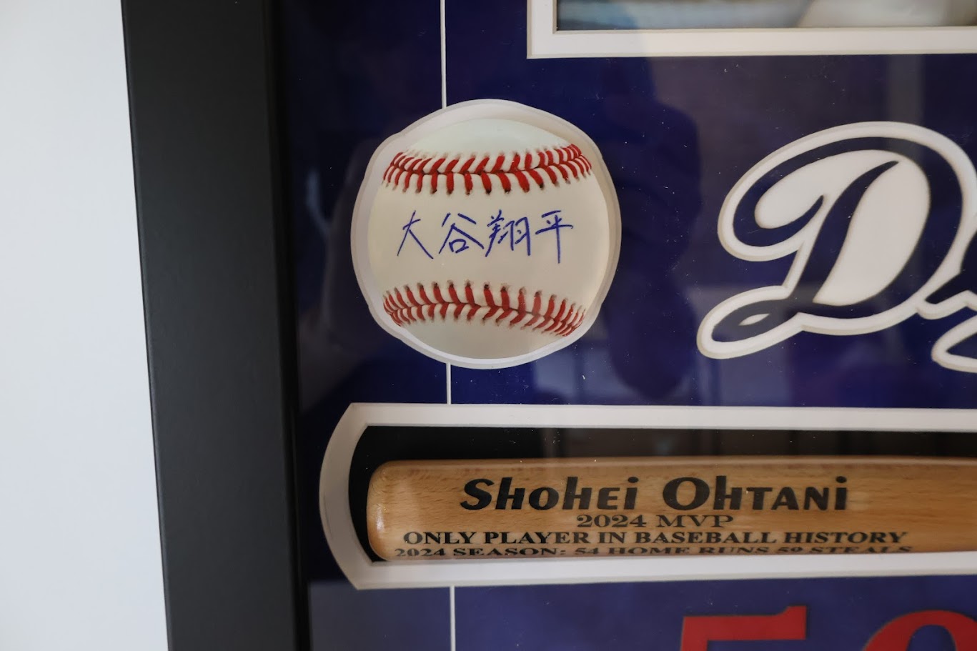 Shohei Ohtani 50/50 Club Unsigned 11x14 Reflective Photo - Framed Baseball Collectible