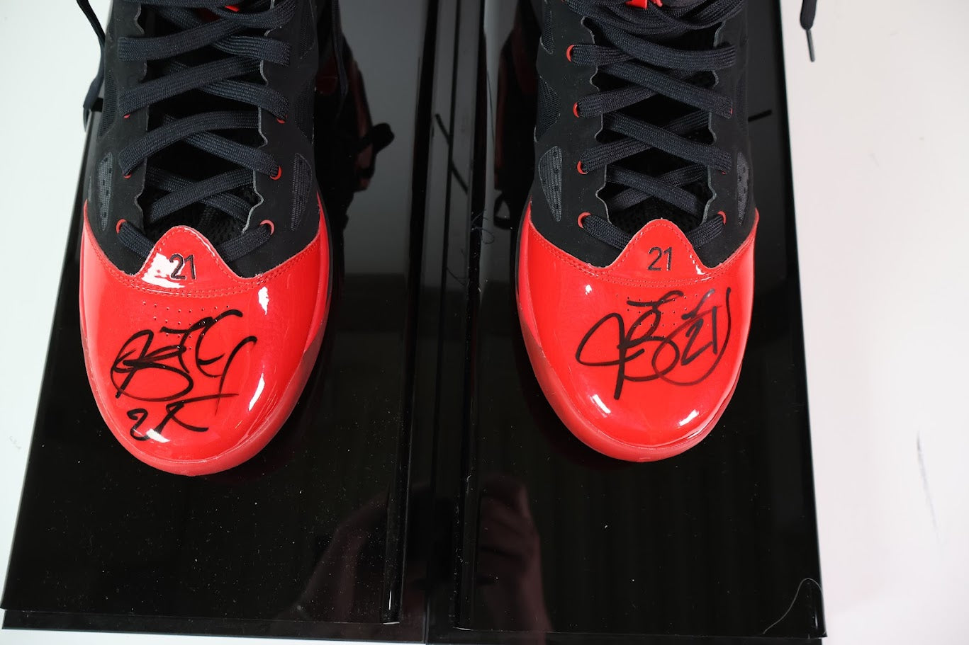 Jimmy Butler Autographed Adidas Size 14 Shoes Pair JSA LOA