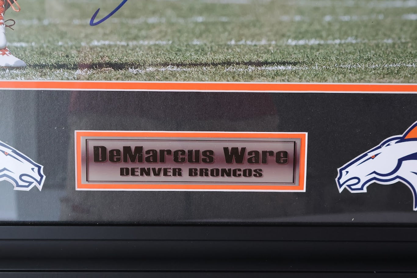 DeMarcus Ware Autographed 16x20 Photo Deluxe Framed Beckett COA