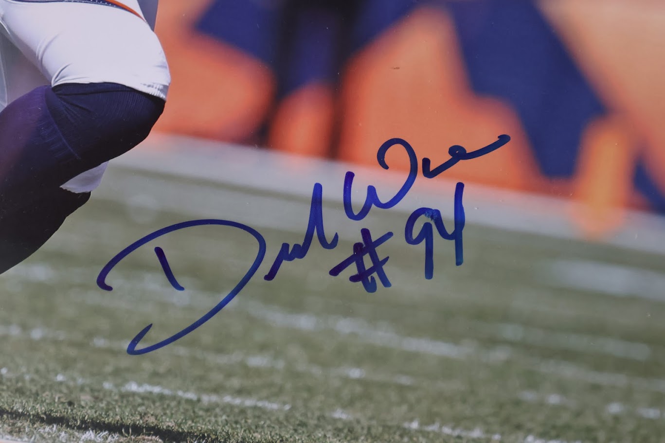 DeMarcus Ware Autographed 16x20 Photo Deluxe Framed Beckett COA