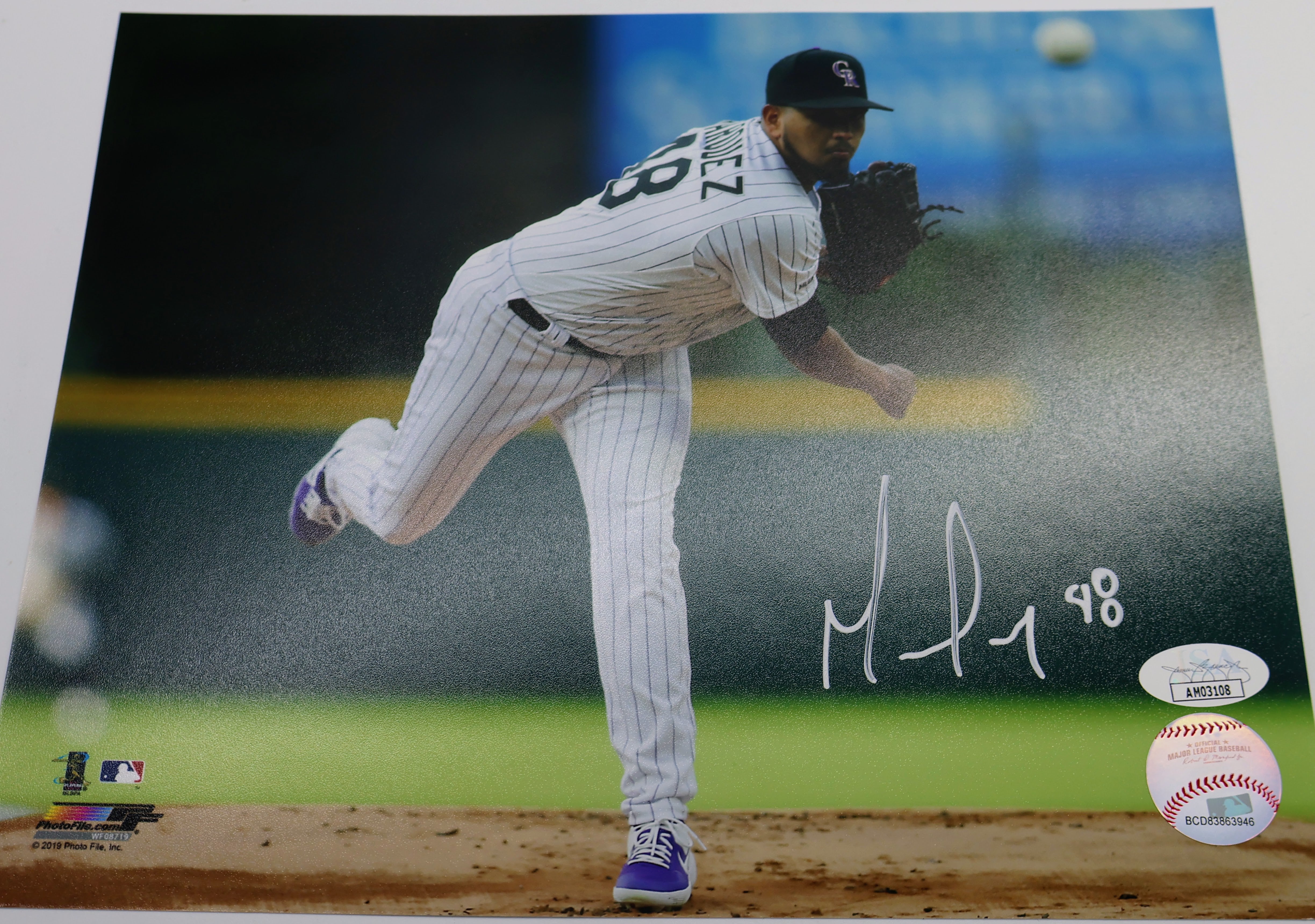 German Marquez Signed Rockies 8x10 Photo (JSA)