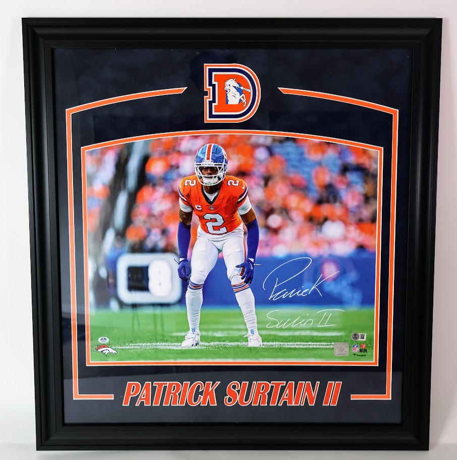 Patrick Surtain II Autographed 16x20 Photo Deluxe Framed Beckett COA