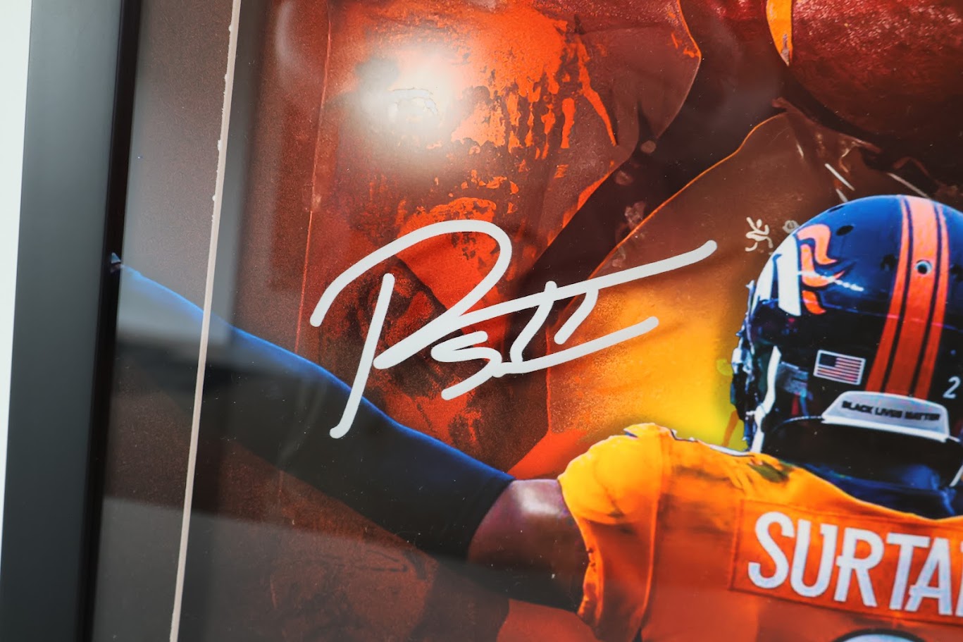 Patrick Surtain II Laser Signed 3D Shadowbox - Elite Broncos Cornerback Collectible