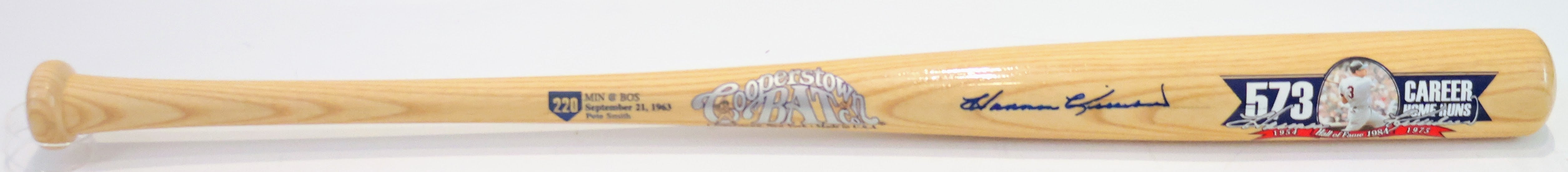 Harmon Killebrew Autographed Commemorative Career Home Run Total Bat (James Spence COA)