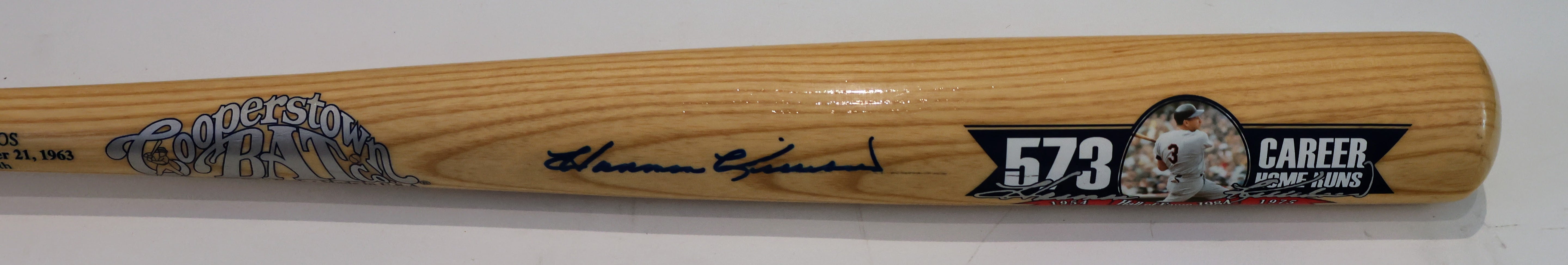 Harmon Killebrew Autographed Commemorative Career Home Run Total Bat (James Spence COA)