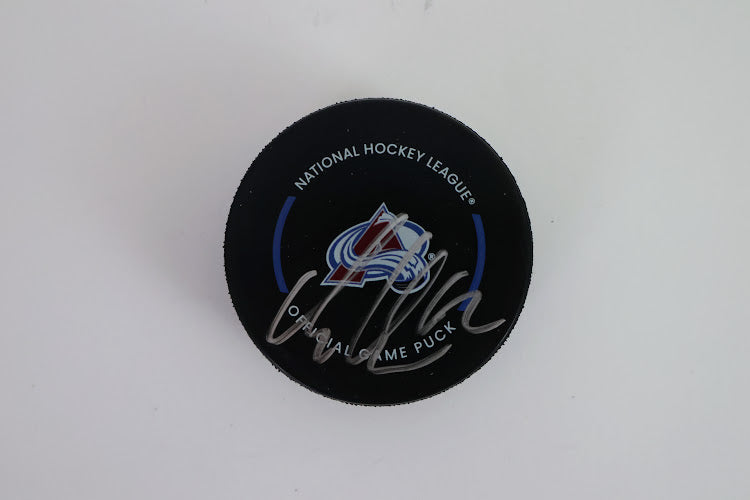 Artturi Lehkonen Autographed Official Avalanche Game Puck JSA COA - Latitude Sports Marketing