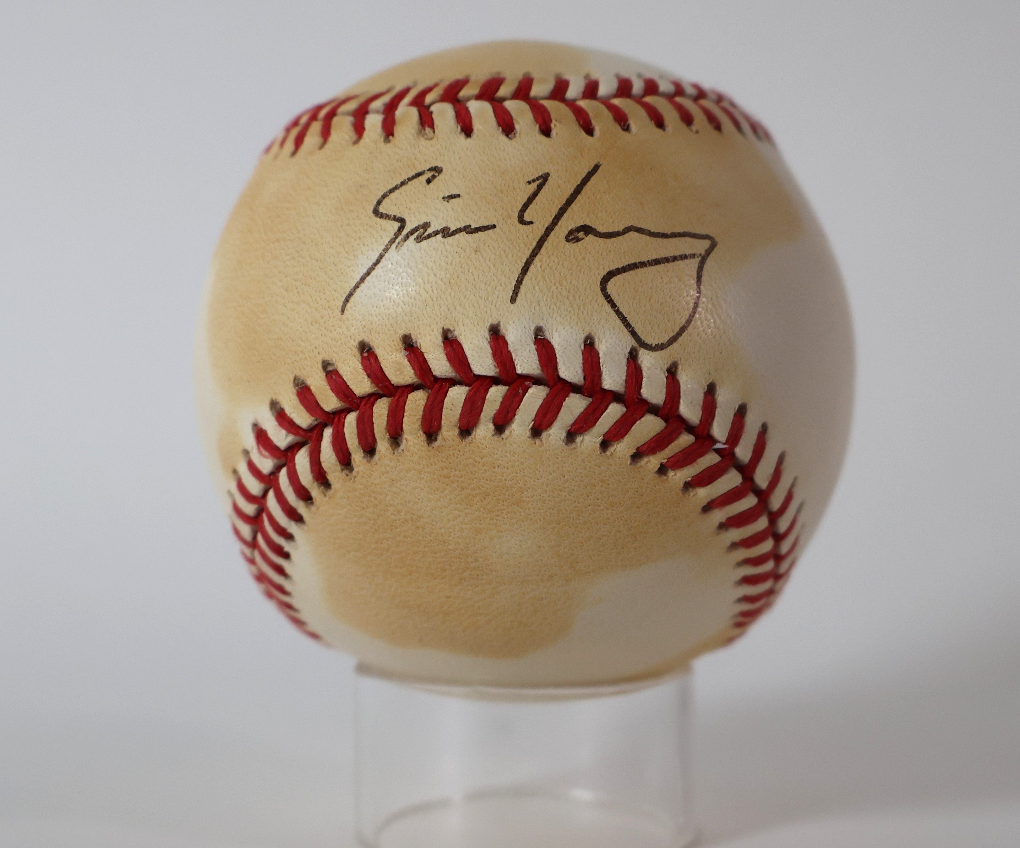 Eric Young Autographed Official National League Rawlings Baseball - JSA COA
