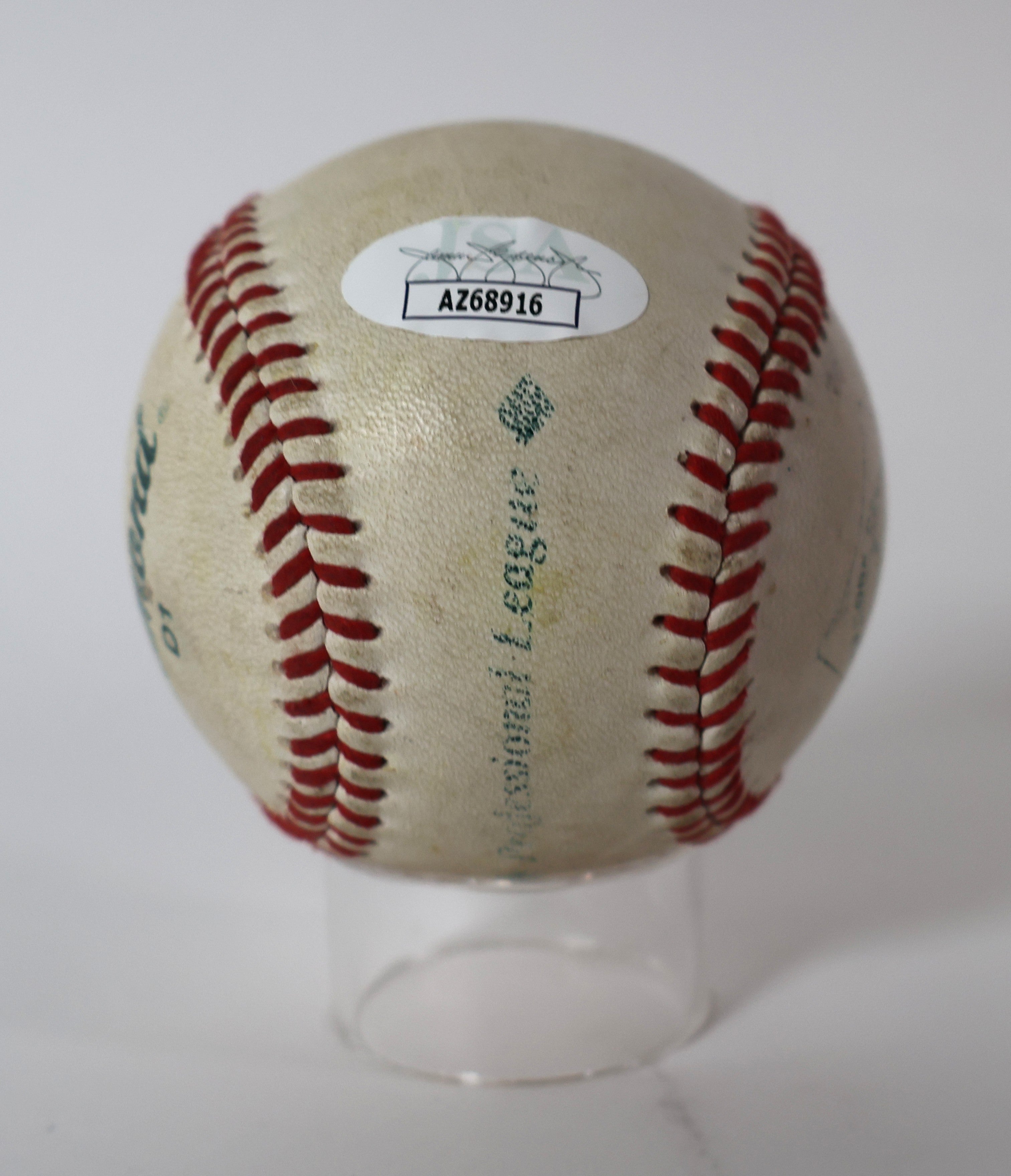 Doug Moe Autographed Diamond DI Professional League Baseball - JSA COA