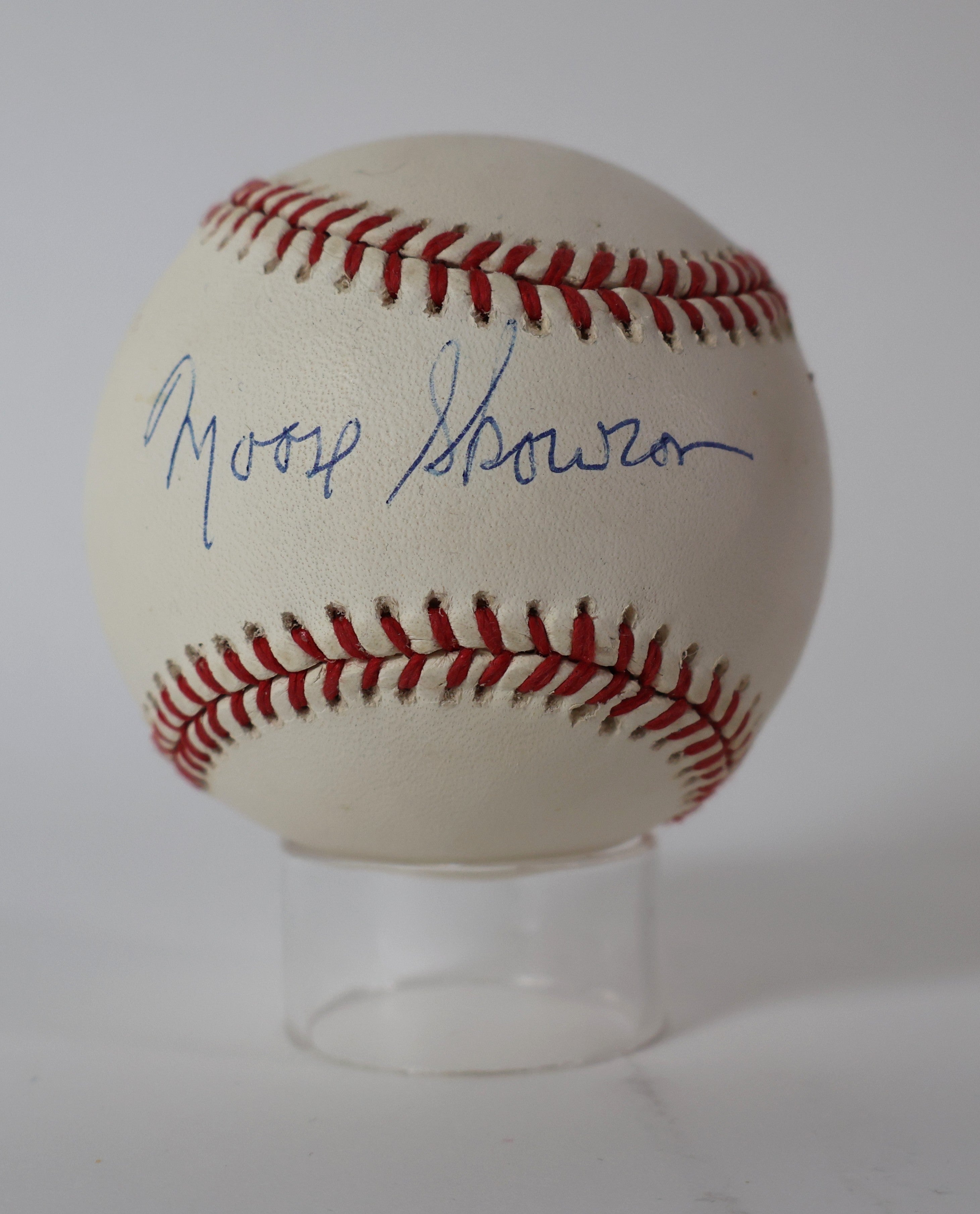 Moose Skowron Autographed Official National League Baseball - JSA COA