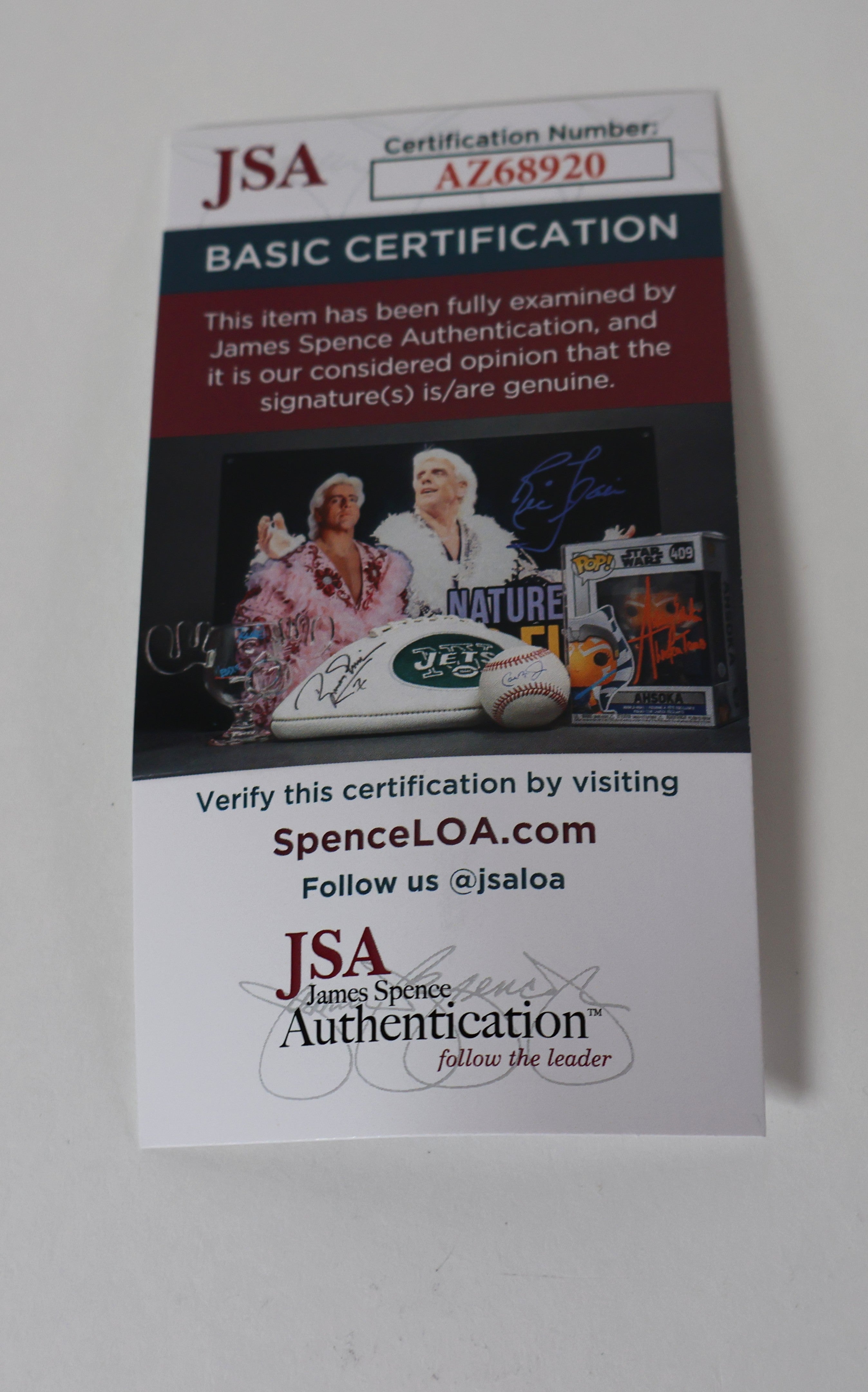 Moose Skowron Autographed Official National League Baseball - JSA COA