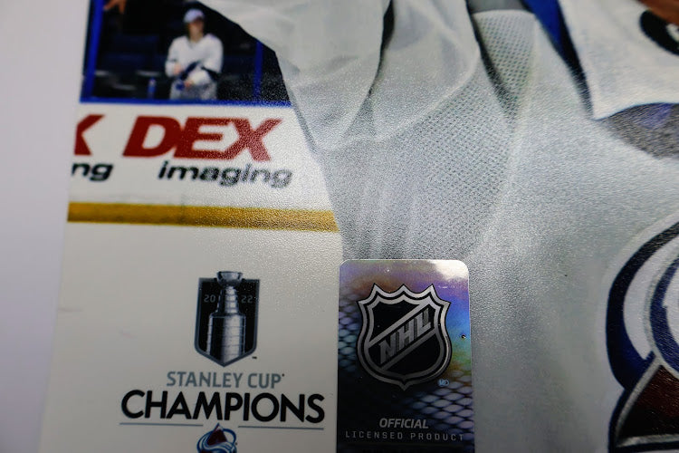 Artturi Lehkonen Signed Stanley Cup Photo - 2022 Champions Inscription JSA Authenticated