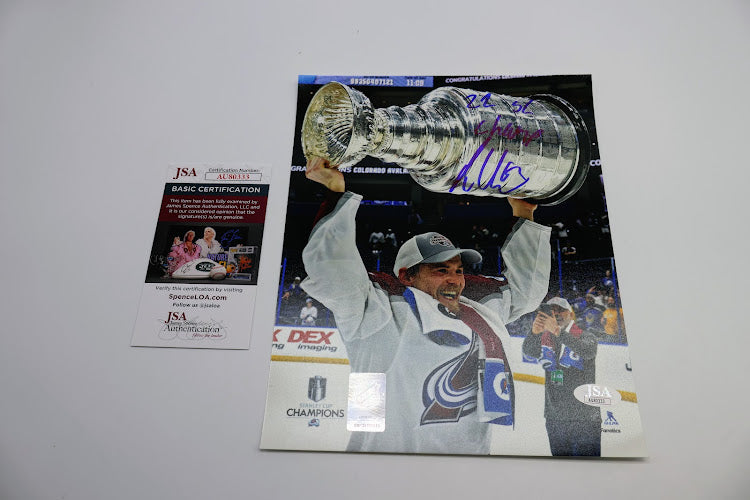 Artturi Lehkonen Signed Stanley Cup Photo - 2022 Champions Inscription JSA Authenticated