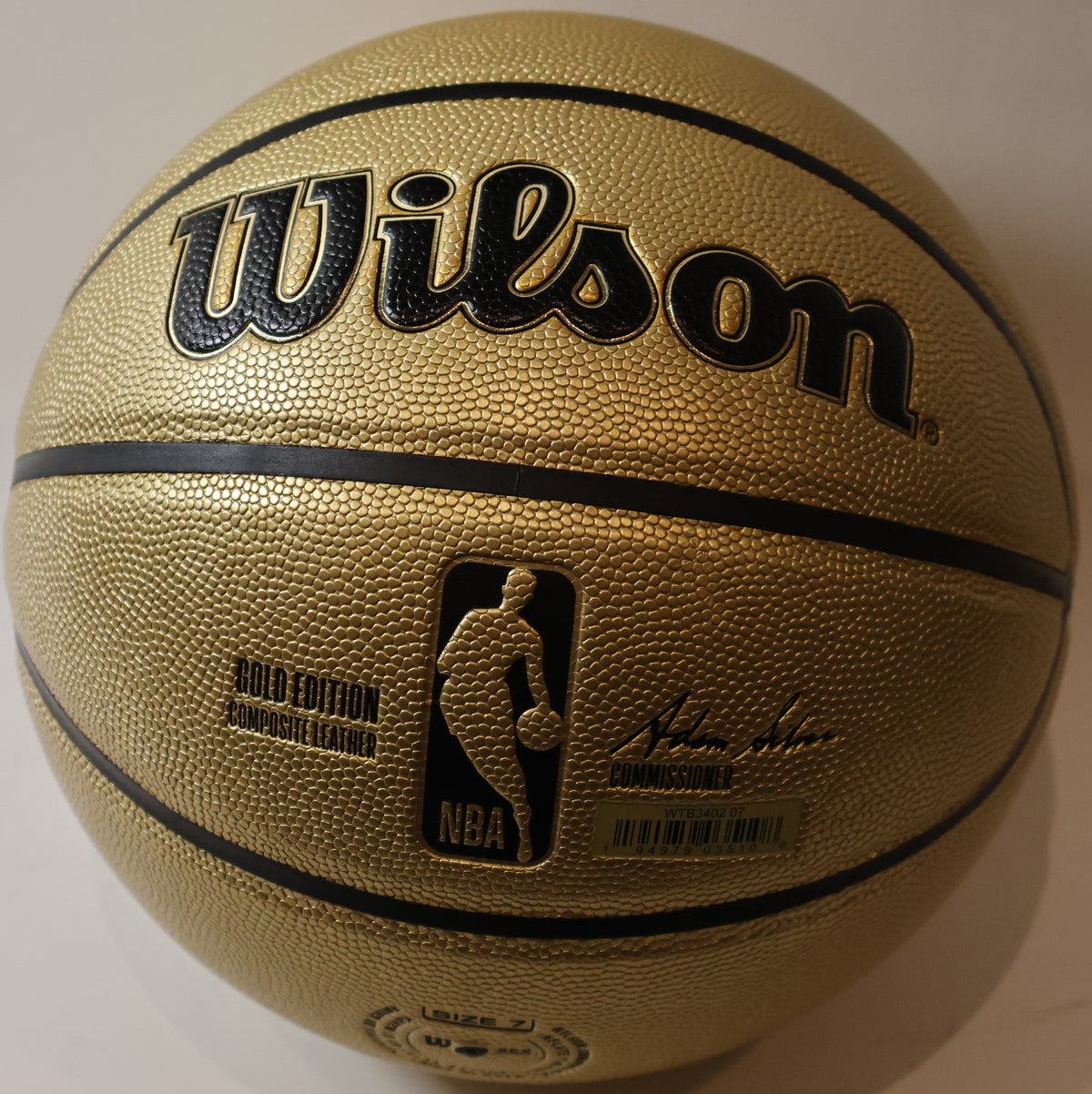 Aaron Gordon Autographed Wilson Gold Edition Basketball - Upper Deck Authenticated
