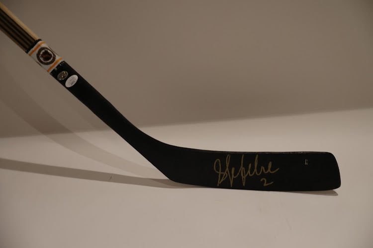 Stephane Yelle Sherwood Signed Hockey Stick (JSA COA)
