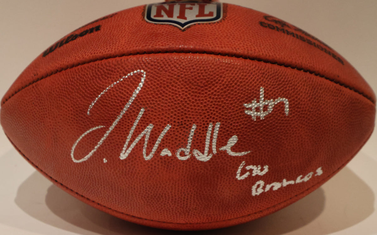 Jaylen Waddle Autographed/Inscribed NFL Game Ball "The Duke" Fanatics -COA