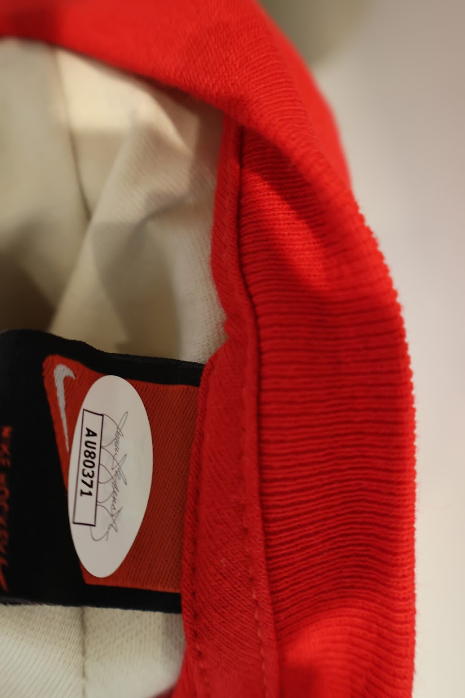 Joe Sakic Autographed Nike Oh! Canada T-Shirt (JSA COA)