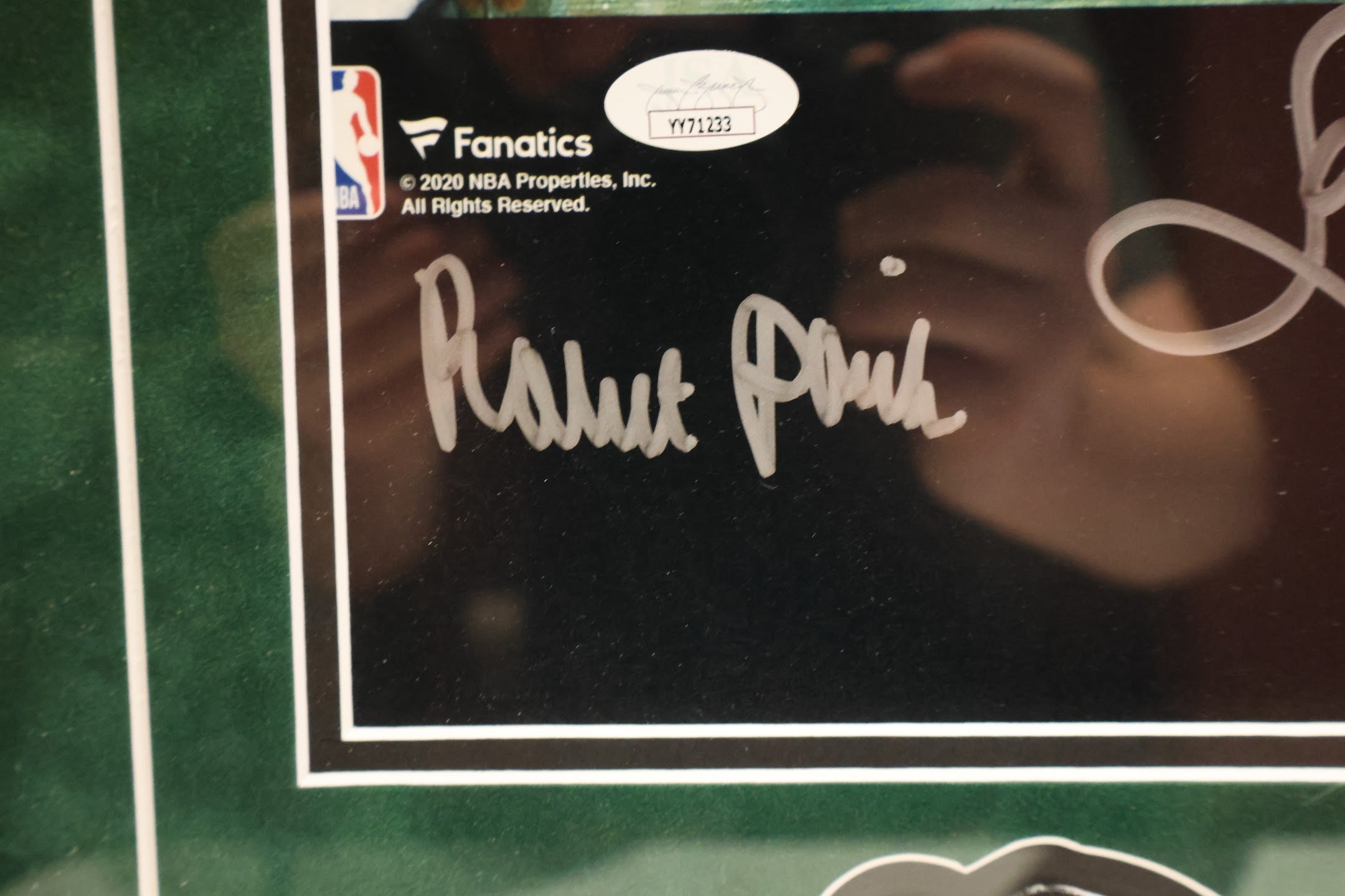 Boston Celtics Legends Autographed Photo Framed 23x33 JSA LOA