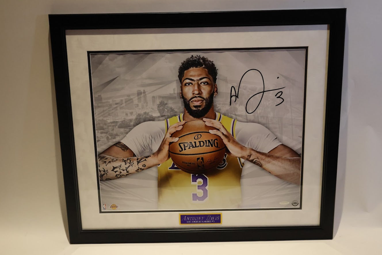 Anthony Davis Autographed 22x26 Framed Photo Upper Deck COA