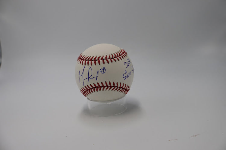 German Marquez Autographed MLB Baseball  Inscribed  "Silver Slugger 2018" (JSA Hologram)