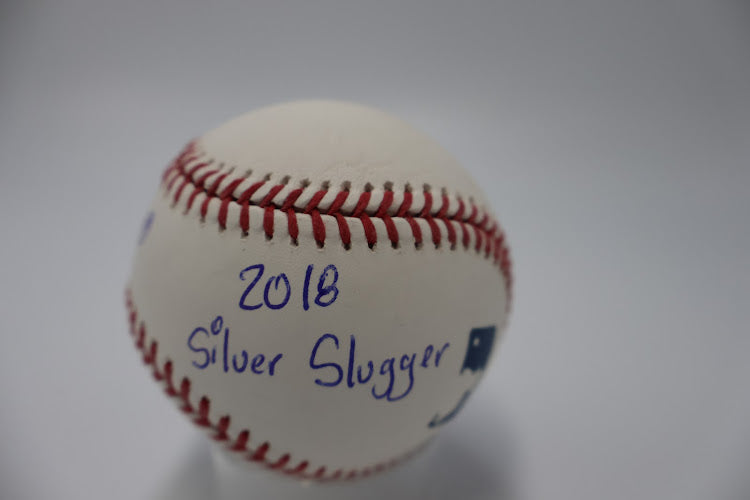 German Marquez Autographed MLB Baseball  Inscribed  "Silver Slugger 2018" (JSA Hologram)