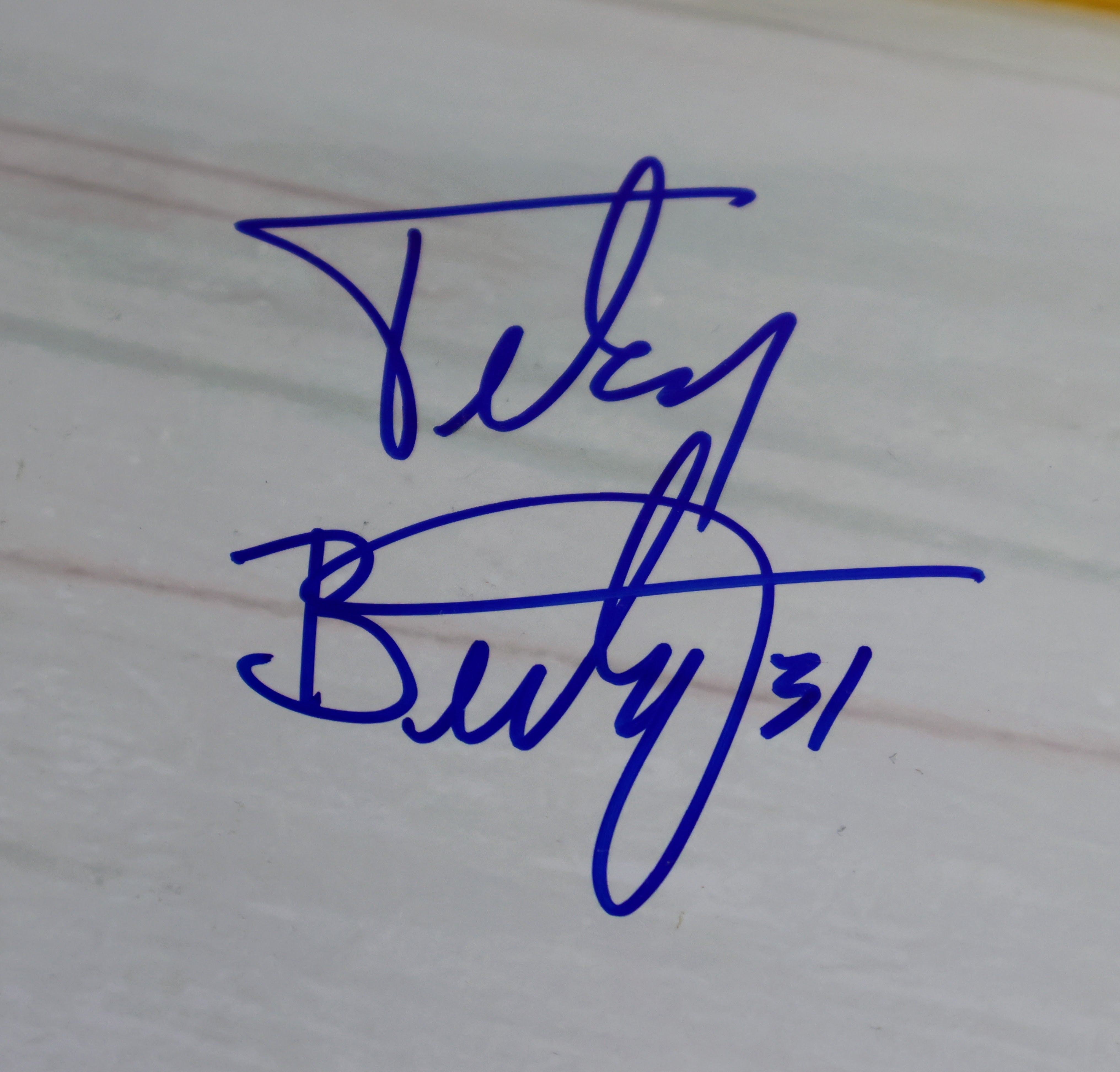 Peter Budaj Autographed Avs 16x20 Photo (LSM COA)