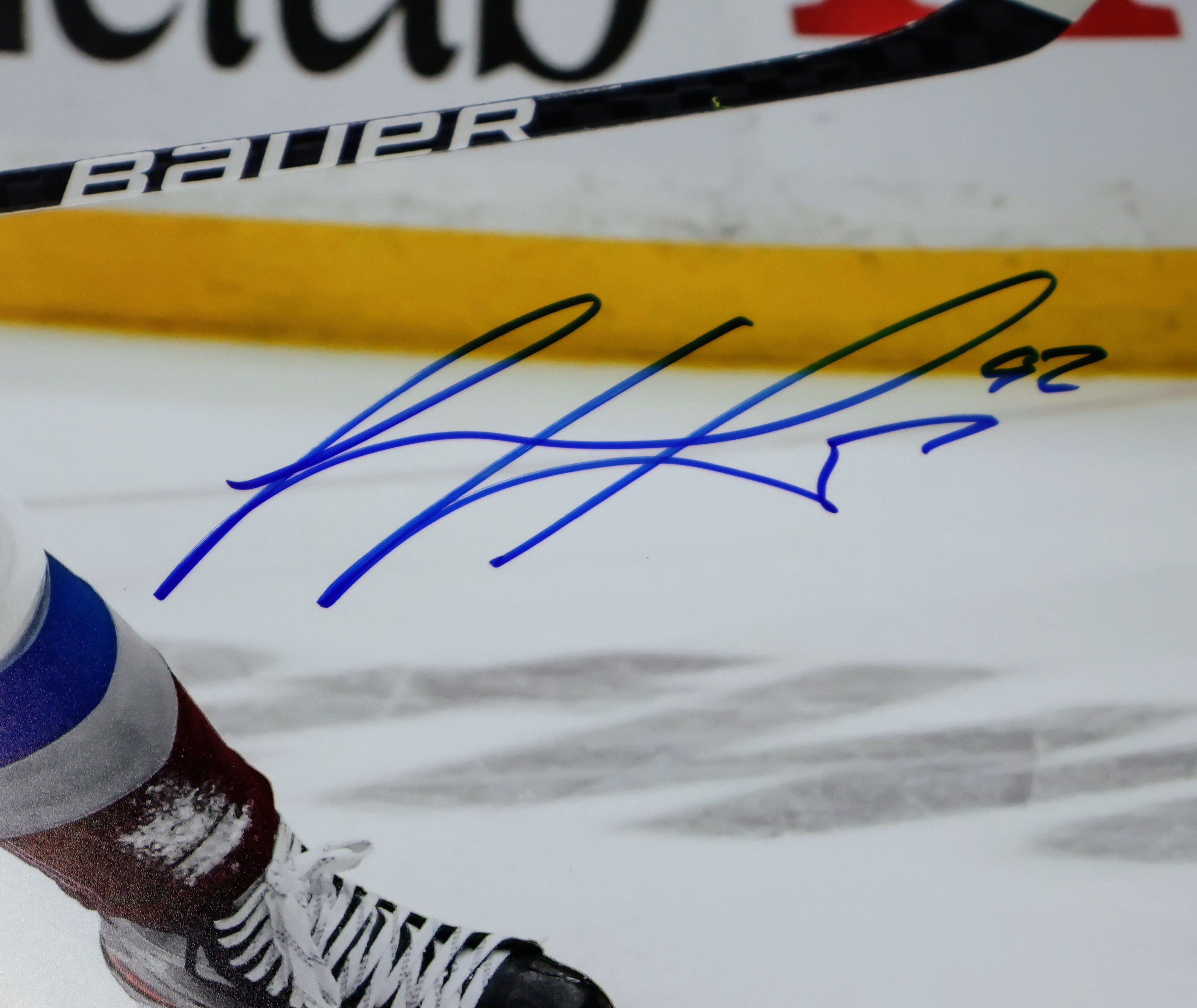 Gabe Landeskog Autographed 16x20  Stanley Cup Action Photo (JSA)