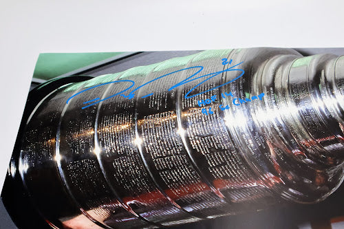 Peter Forsberg Autographed 16x20 Cup Photo Inscribed "HOF 14 & 96 SC Champs"