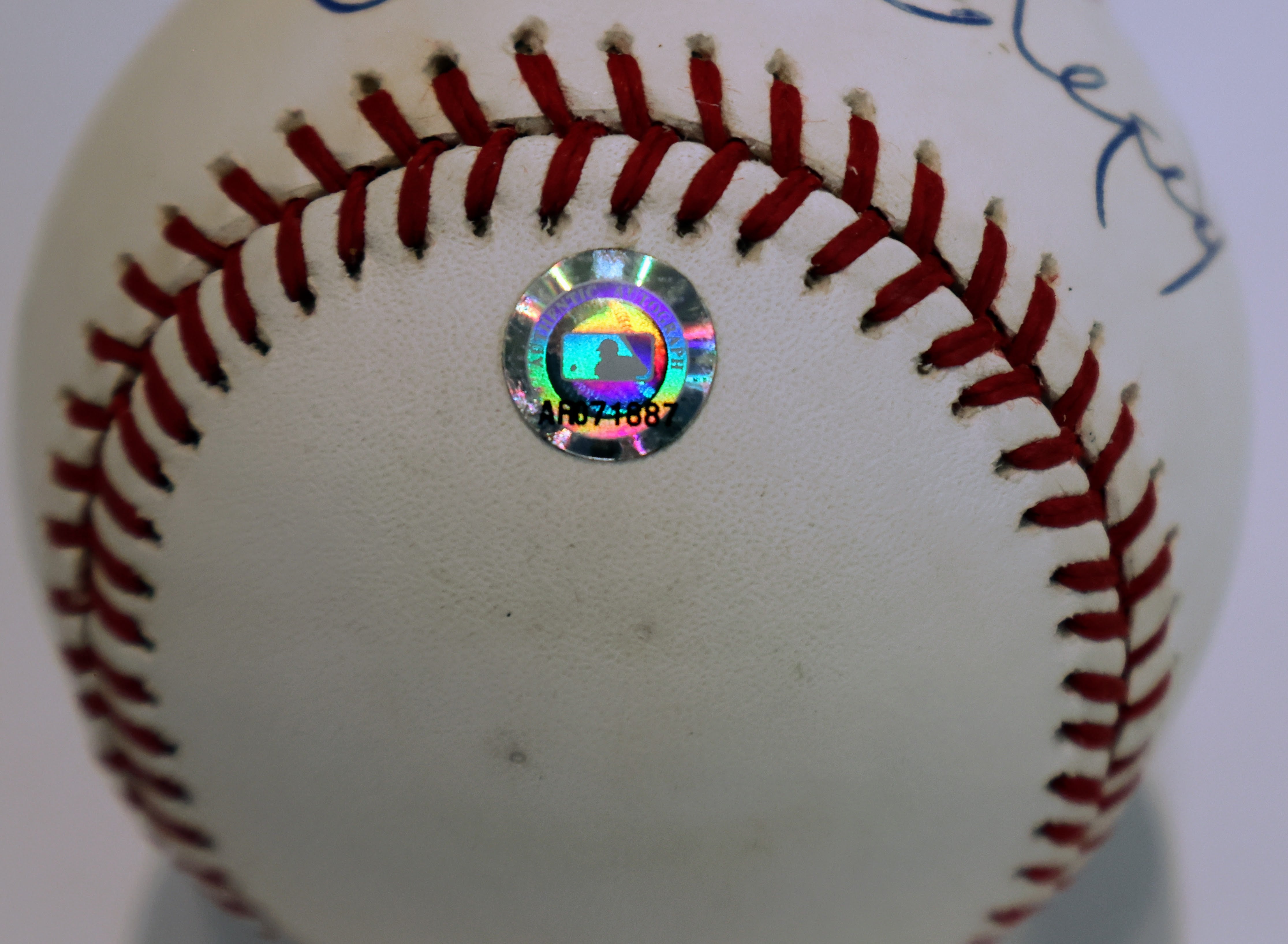 Orlando Cepeda Autographed Baseball MLB COA - Latitude Sports Marketing