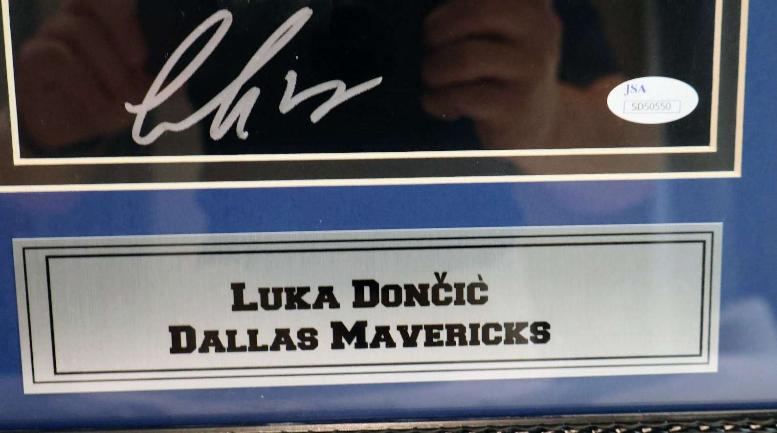 Luka Doncic Mavericks Autographed Framed 8x10 Photo Collage - JSA COA