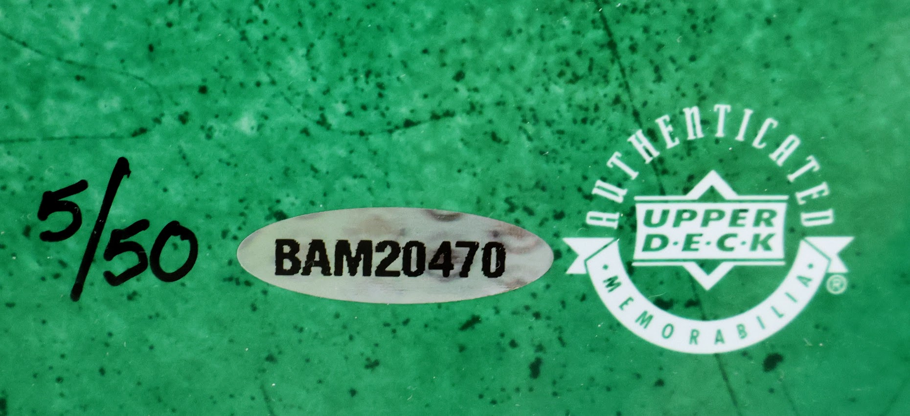 Lionel Messi "Arrival" Autographed Framed 36x18 Photo Collage - Upper Deck COA