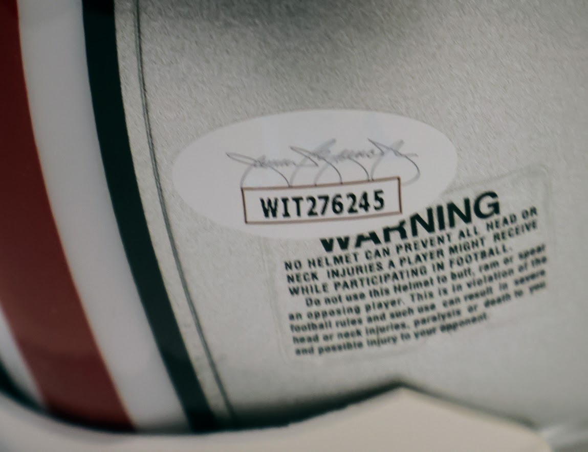 Randy Gradishar Autographed Ohio State Riddle Mini Helmet with Replica Helmet Decals - Beckett